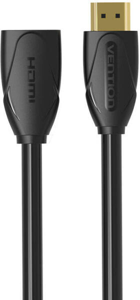 Cablu video prelungitor Vention, HDMI(M) la HDMI(T), 1m, rezolutie 4K la 60Hz, negru, "VAA-B06-B100" (timbru verde 0.08 lei) - 6922794721203