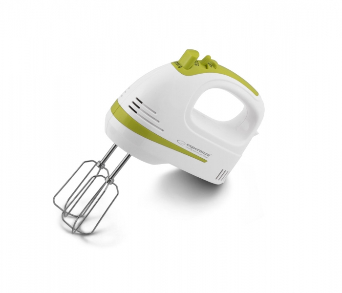 Mixer de mana Esperanza Apple EKM011 400W Alb/Verde "EKM011" (timbru verde 0.8 lei)