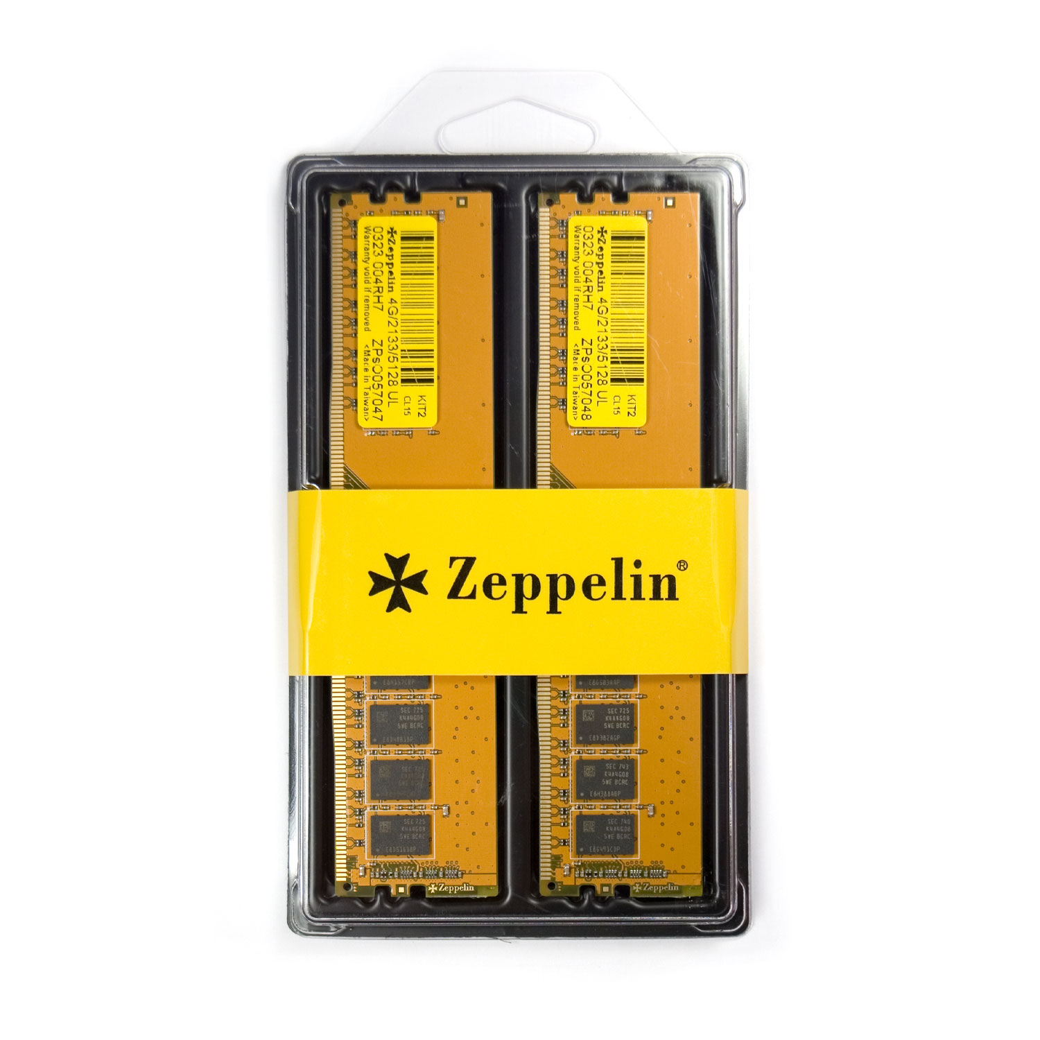 MEMORIE DDR Zeppelin DDR4 8GB frecventa 2133 Mhz, (kit 2x 4GB) dual channel kit retail "ZE-DDR4-8G2133-KIT"
