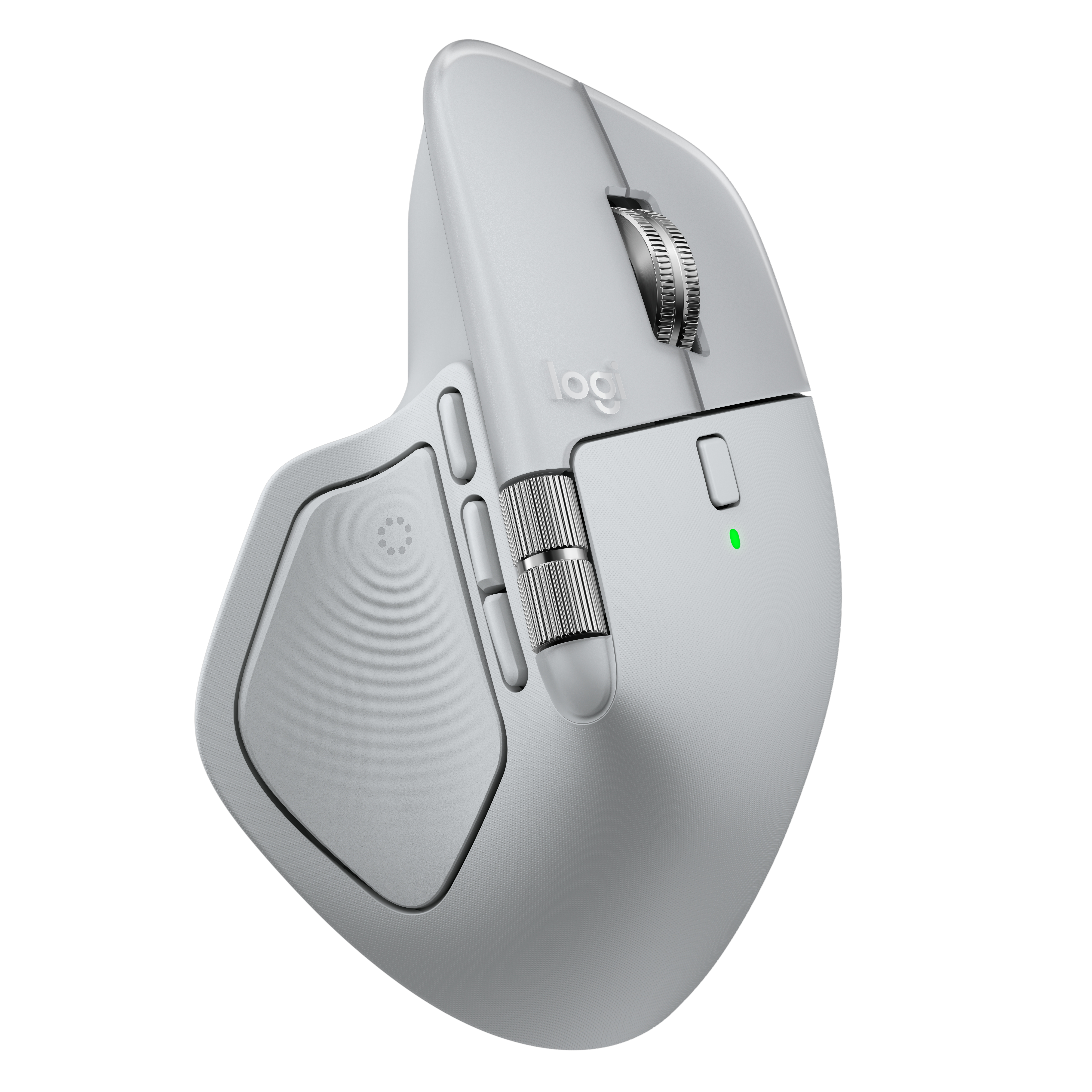 Mouse Logitech MX Master 4, Silent, USB, BT, Pale Grey "910-007563" (timbru verde 0.18 lei)