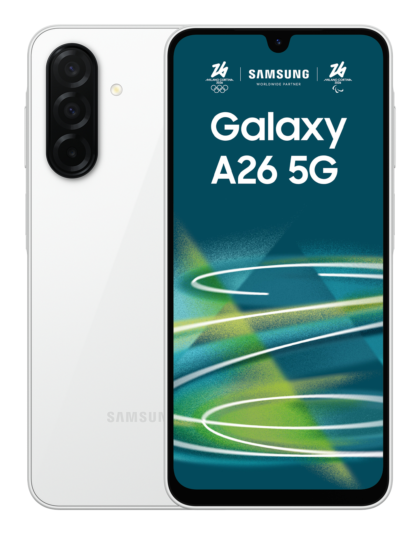 Smartphone Galaxy A26 128GB 6GB RAM 5G Dual SIM White "SM-A266BZWBEUE" (timbru verde 0.45 lei)