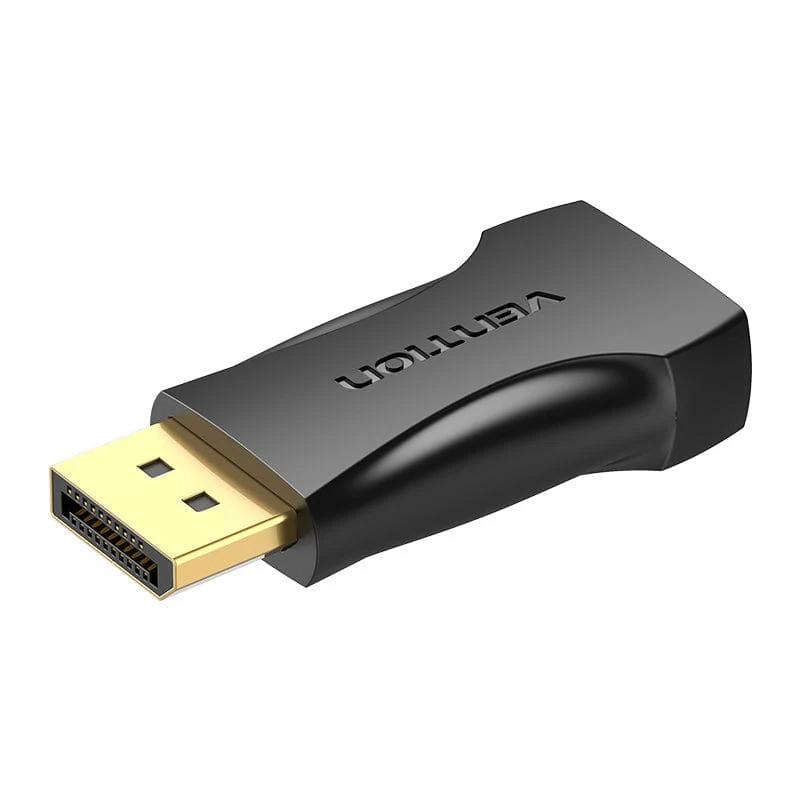 Adaptor video Vention, DisplayPort (T) la HDMI (M), rezolutie 1080p la 60Hz, negru, "HBOB0" (timbru verde 0.08 lei) - 6922794752603