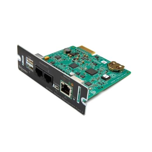 CARD management APC, interfata retea pt. UPS, 2 x USB, 1 x Gigabit, 2 x I/O porturi senzori mediu, "AP9641"