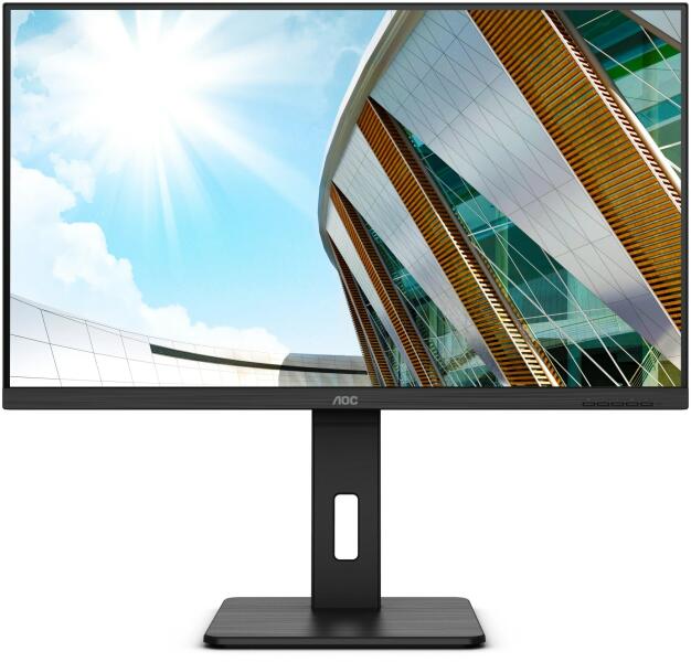 MONITOR AOC 31.5 inch, home | office, VA, 4K UHD (3840 x 2160), Wide, 350 cd/mp, 4 ms, HDMI x 2 | DisplayPort, "U32P2" (timbru verde 7 lei)