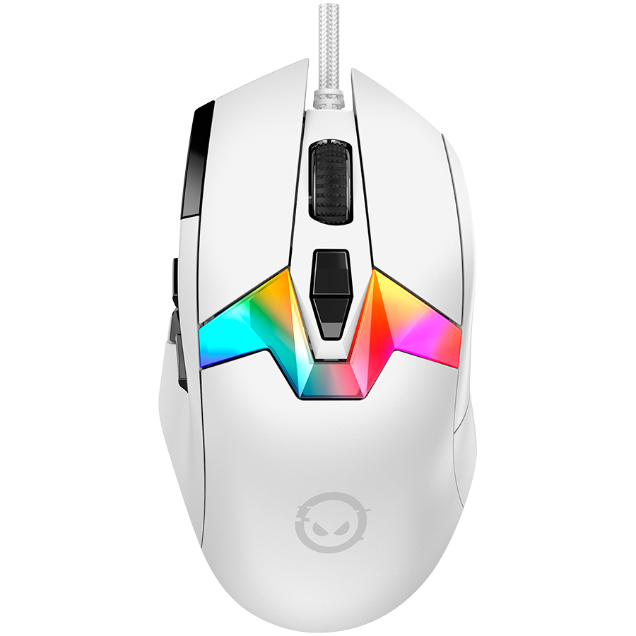 LORGAR MSP80, 8000 Hz Gaming Mouse Pro, White "LRG-MSP80-WH" (timbru verde 0.8 lei)