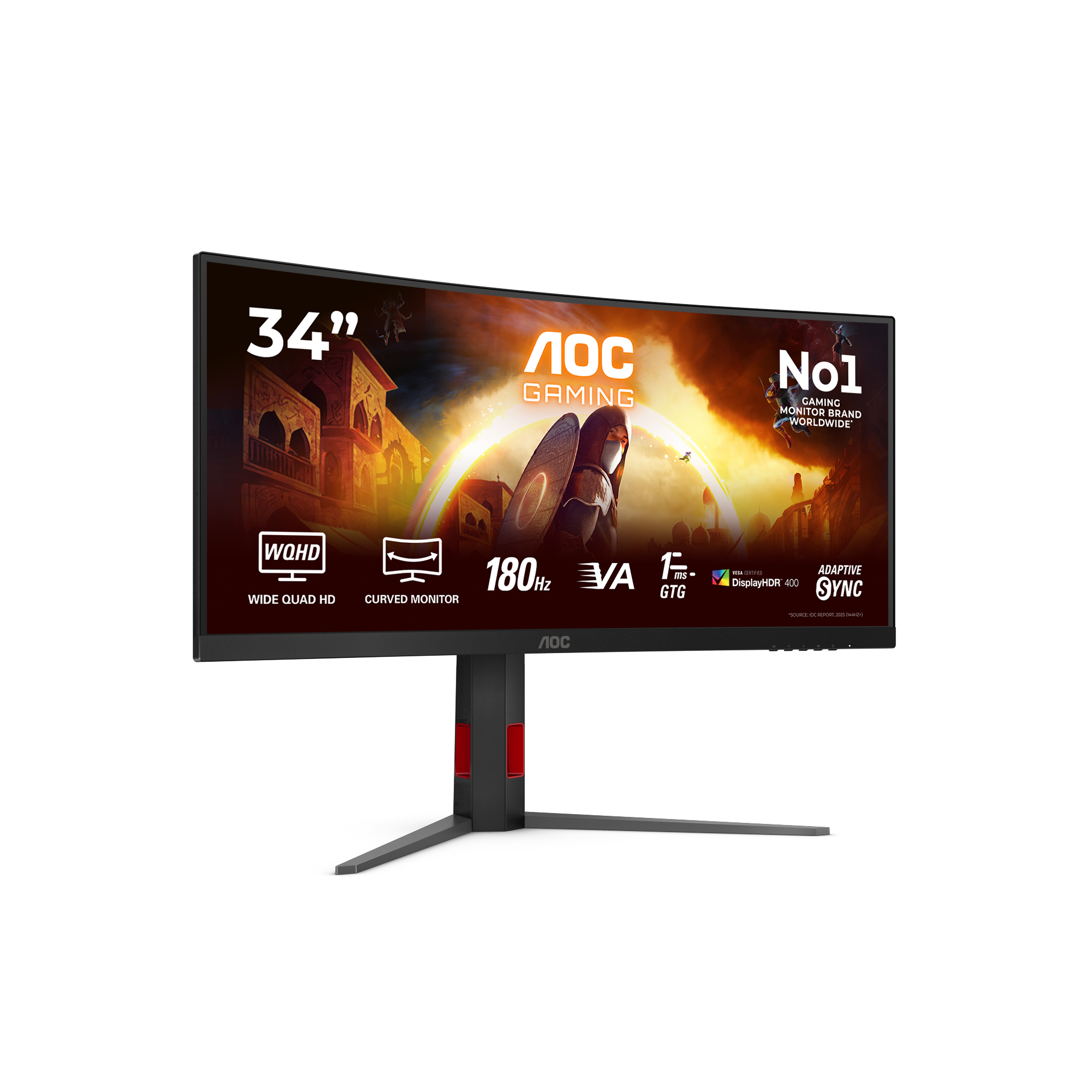 Gaming CU34G4CA Curbat 34 inch UWQHD VA 0.5 ms 180 Hz USB-C HDR"CU34G4CA" - imagine 2