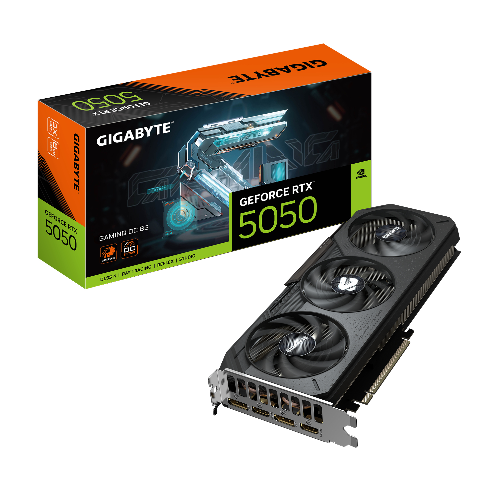 VGA GIGABYTE RTX 5050 GAMING OC 8GB "GV-N5050GAMING OC-8GD"