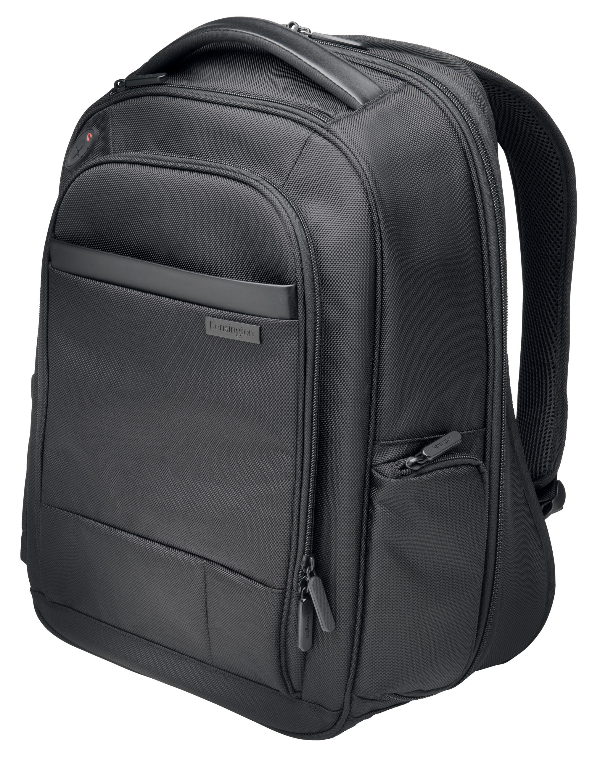 RUCSAC KENSINGTON, pt. notebook de max. 15.6 inch, 1 compartiment, buzunar frontal x 3 | buzunar lateral x 2, waterproof, poliester, negru, "K60382EU"