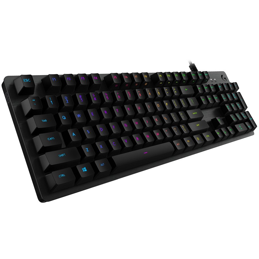 LOGITECH G512 CARBON LIGHTSYNC RGB Mechanical Gaming Keyboard with GX Brown switches-CARBON-US INTL-USB "920-009352" (timbru verde 0.8 lei)