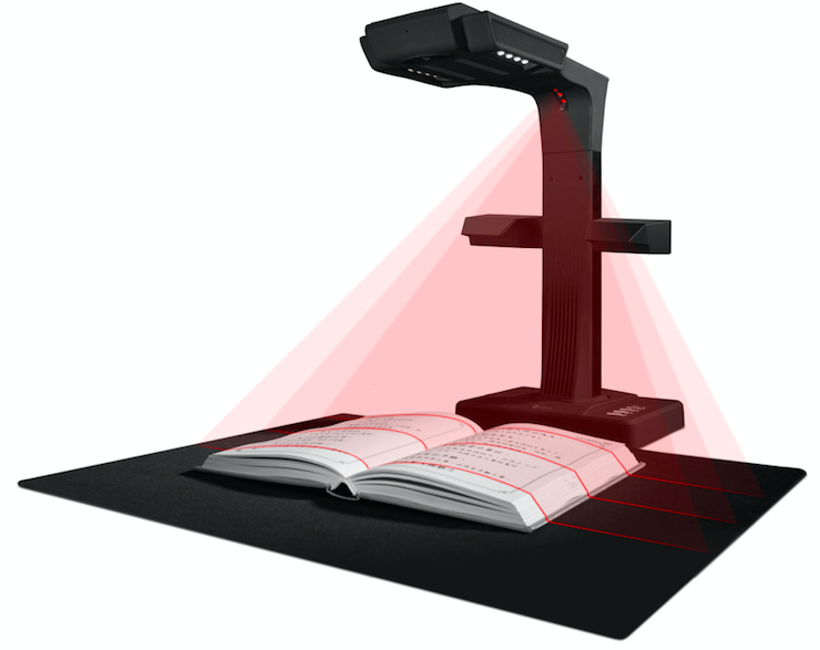 Scanner Czur ET 18 PRO, "ET 18 PRO" (timbru verde 4 lei)