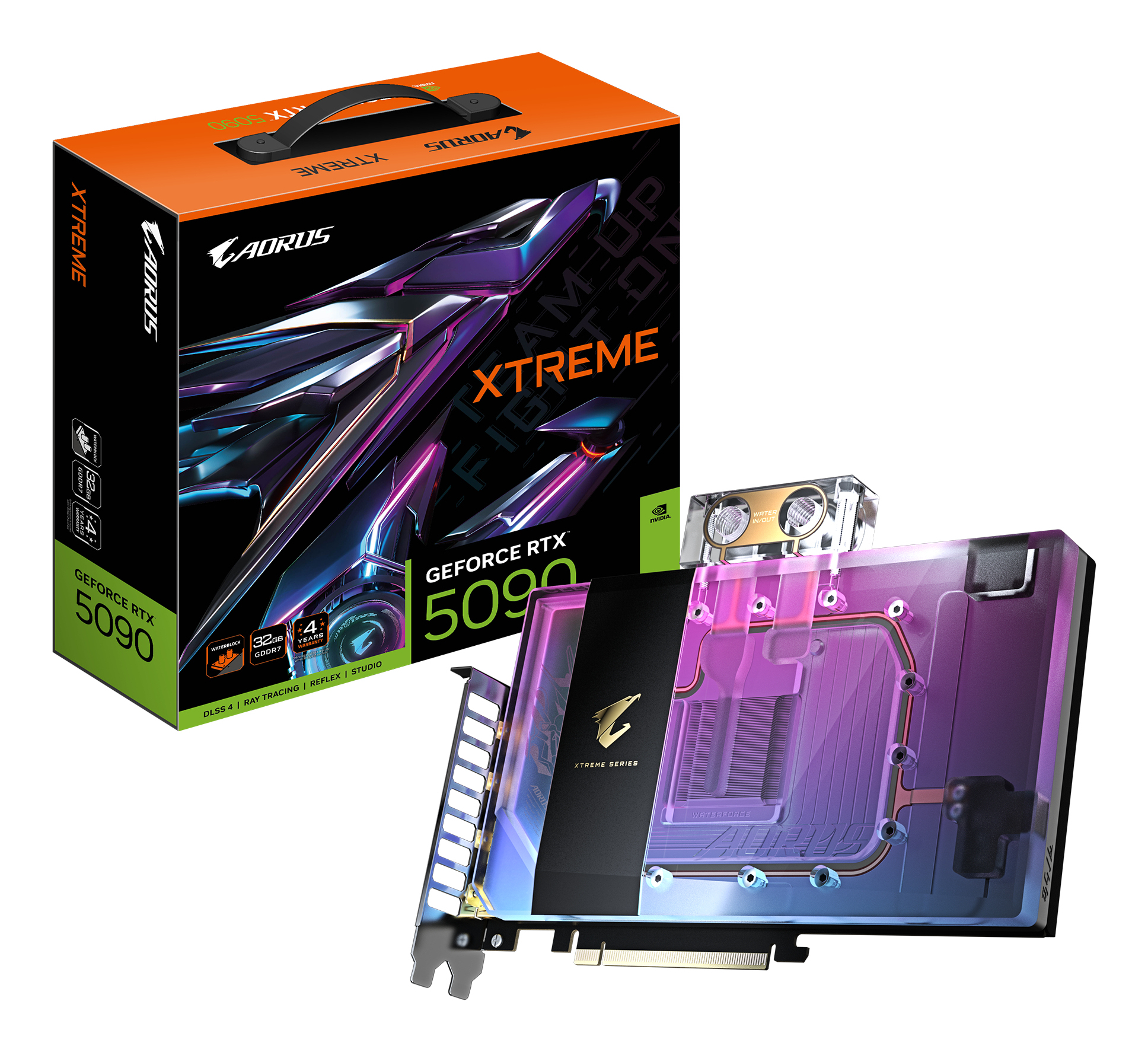 VGA GB RTX 5090 XTREME WATERFORC WB 32GB "GV-N5090AORUSX WB-32GD"