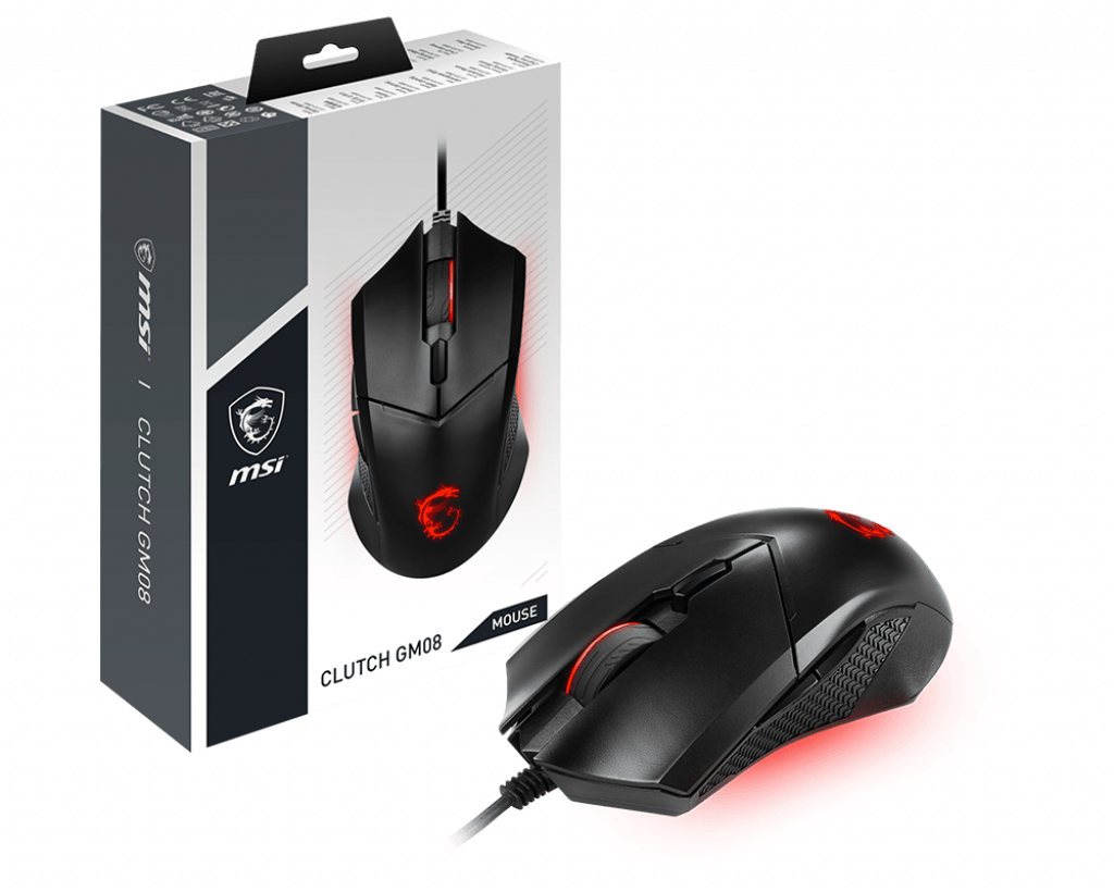 Mouse Clutch GM08, USB, iluminare RGB "S12-0401800-CLA" (timbru verde 0.18 lei)