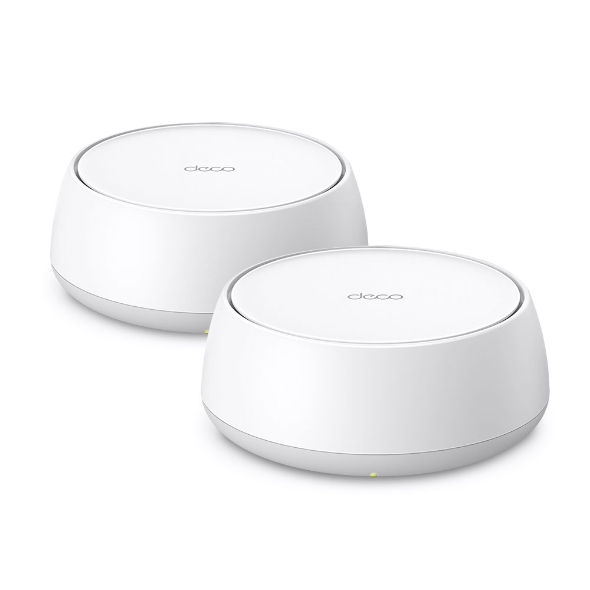 MESH TP-LINK wireless, Wi-Fi 7 BE3600 Tri-Band, pt int, 3600 Mbps, 2×2.5 Gbps WAN/LAN,2.4 GHz|5 GHz,antena int x 8, standard 802.11be "Deco BE25(2-pack)" (timbru verde 2 lei)