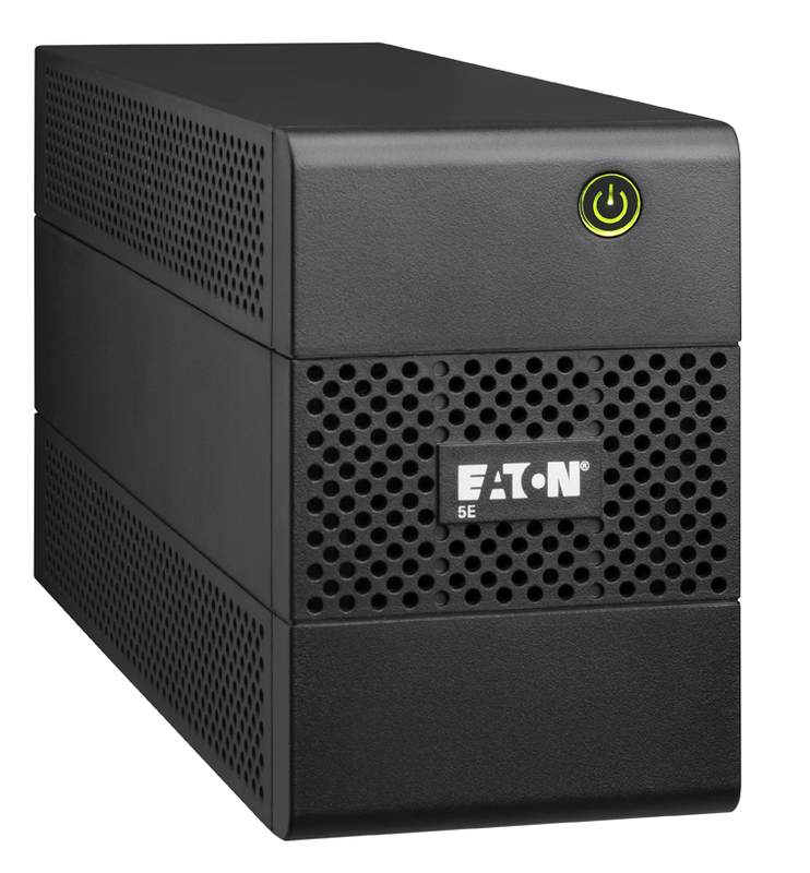 UPS Eaton "5E 650i DIN", Line int., Tower, 360 W, AVR, IEC x 2 | Schuko x 1, LED, back-up 1 - 10 min. "5E650iDIN" (timbru verde 11 lei)