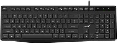 TASTATURA Genius "KB-117S", USB, cu fir, silentioasa, 104 taste, negru, "31300017400" (timbru verde 0.8 lei)