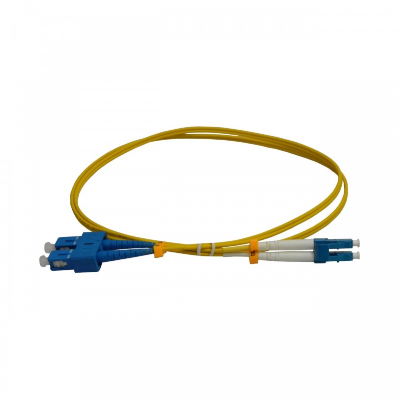 Patchcord FO SC/PC-LC/PC, SM OS2 9/125, manta LSZH 2.0mm, duplex 15m, "SC-LC-SM/DX-15" (timbru verde 0.8 lei)