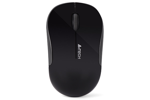 MOUSE A4tech, PC sau NB, wireless, 2.4GHz, optic, 1000 dpi, butoane/scroll 3/1, , negru, "G3-300N-BK" (timbru verde 0.18 lei)