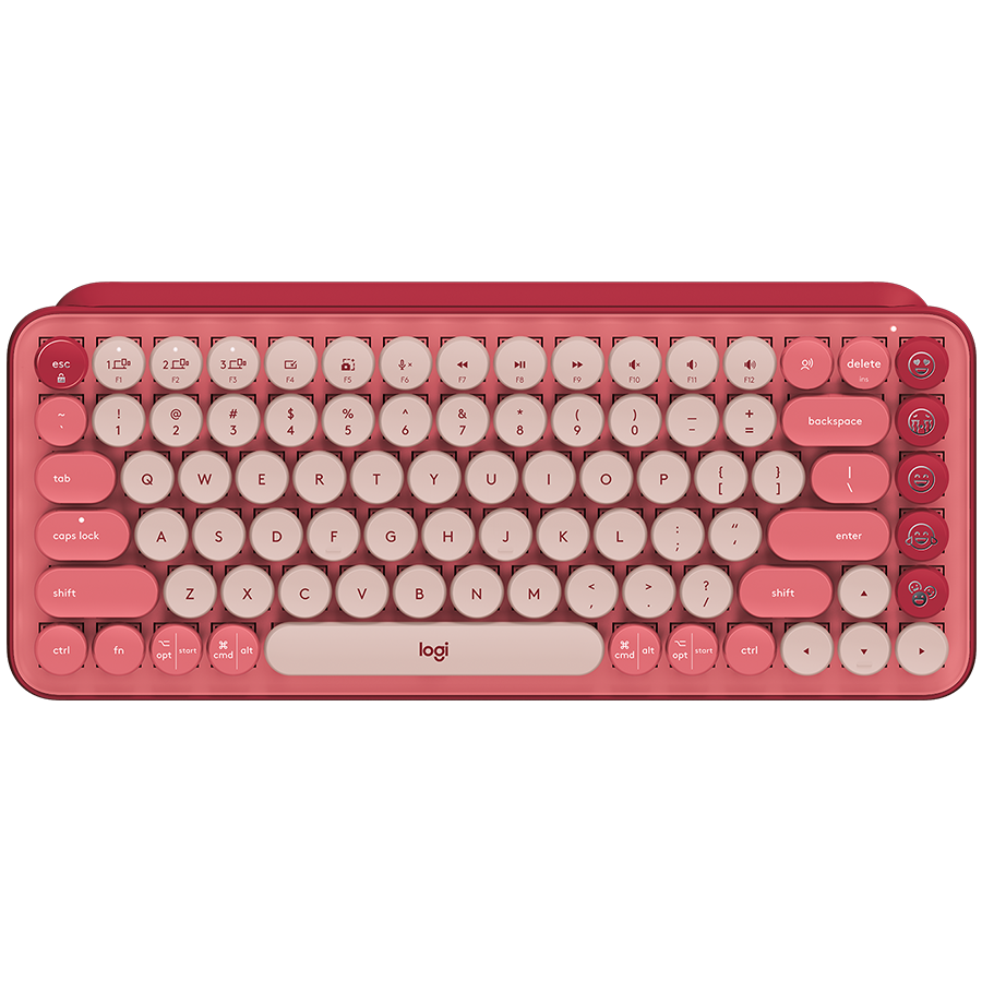 LOGITECH POP ICON COMBO - ROSE - US INTL - BT - INTNL-973 "920-013142" (timbru verde 0.8 lei)