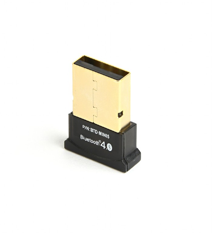 ADAPTOARE Bluetooth Gembird, conectare prin USB 2.0, distanta 50 m (pana la), Bluetooth v4.0, antena interna, "BTD-MINI5" (timbru verde 0.18 lei)