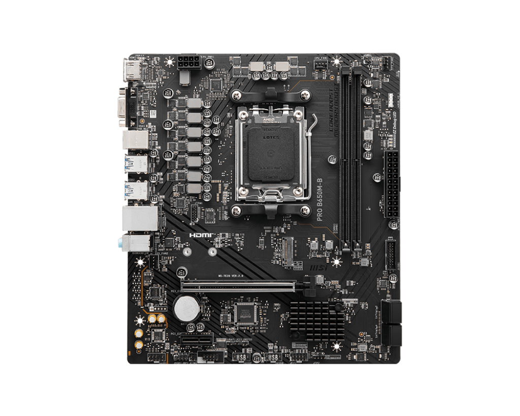 Placa de baza MSI PRO B650M-B, Socket AM5, DDR5, Micro ATX "PRO B650M-B"