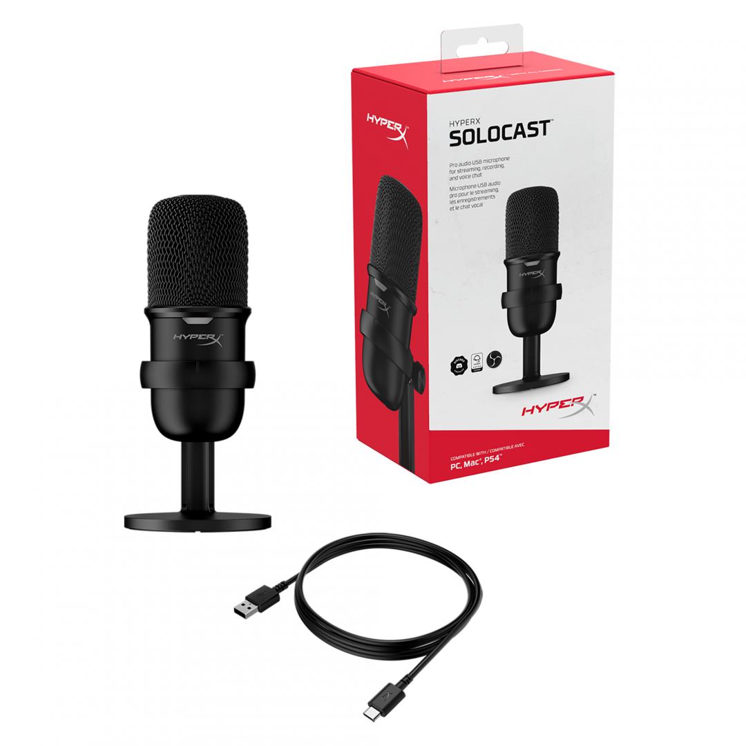HP MICROFON HyperX SoloCast Black, "4P5P8AA" (timbru verde 0.18 lei)