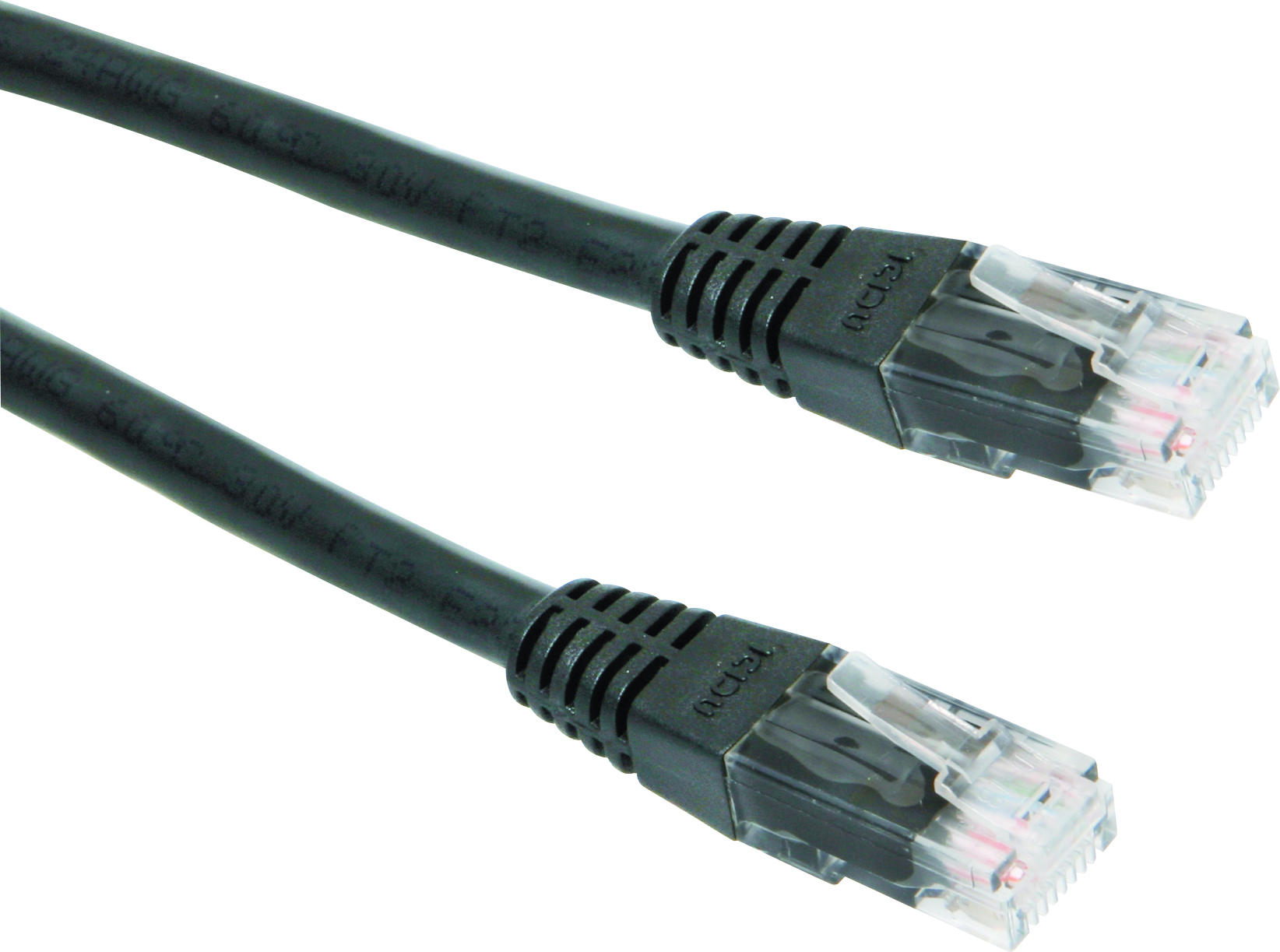 PATCH CORD UTP GEMBIRD Cat5e, cupru-aluminiu, 2 m, negru, AWG26, "PP12-2M/BK" (timbru verde 0.08 lei)