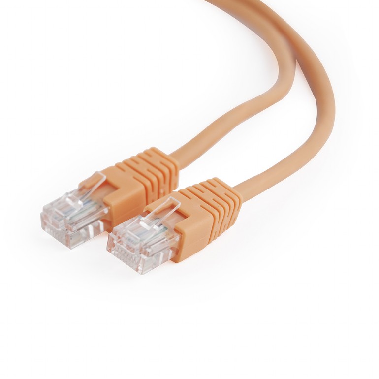PATCH CORD UTP GEMBIRD Cat5e, cupru-aluminiu, 2 m, portocaliu, AWG26, "PP12-2M/O" (timbru verde 0.08 lei)
