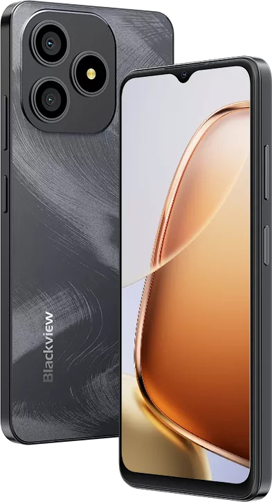 Blackview WAVE 9C 6.56" HD IPS 720x1612 60Hz 4+64GB SC9863A (T603) Octa Core 1.6GHz CAM 8MP/13MP Face recognition 5000mAh No Charger Android 15 Shadow Black "BV_WAVE 9C-B_EU" (timbru verde 0.45 lei)