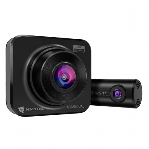 NAVITEL AR280 DUAL DVR Camera FHD w/Night Vision + HD RearCamera "AR280" (timbru verde 1.2 lei)