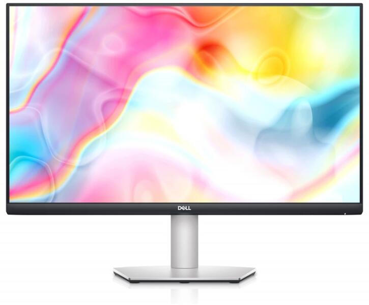 MONITOR Dell 27 inch, home | office, IPS, WQHD (2560 x 1440), Wide, 350 cd/mp, 5 ms, HDMI x 2, "S2722DC" (timbru verde 7 lei)