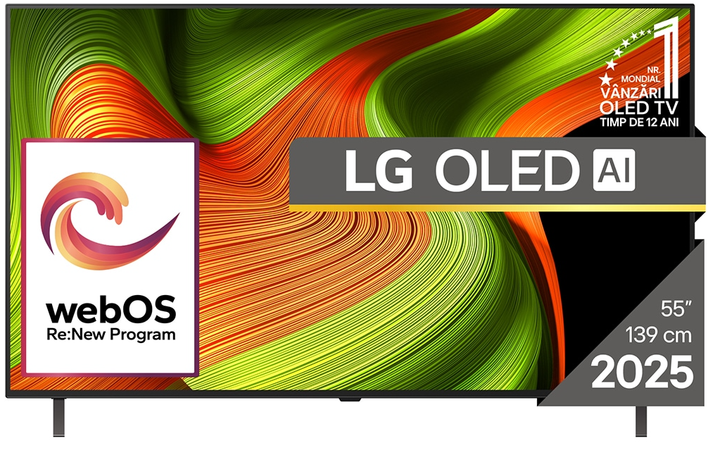 OLED TV 55" LG OLED55B53LA.AEU "OLED55B53LA.AEU" (timbru verde 15 lei)