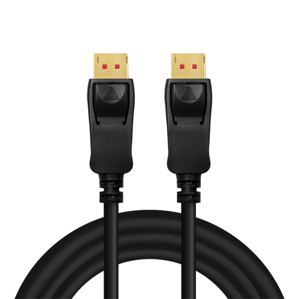 CABLU video LOGILINK, DisplayPort (T) la DisplayPort (T) 1.4, 10m, amplificare, conectori auriti, rezolutie maxima 8K (7680 x 4320) la 60 Hz, plastic, triplu ecranaj, negru, "CDV0100" (timbru verde 0.8 lei)