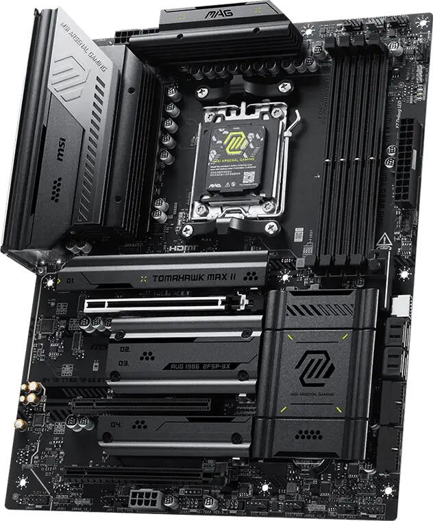 Placa de baza MSI MAG B850 TOMAHAWK MAX WIFI II, Socket AM5, DDR5, PCI-E 5.0 "MAG B850 TOMAHAWK MAX WIFI II"