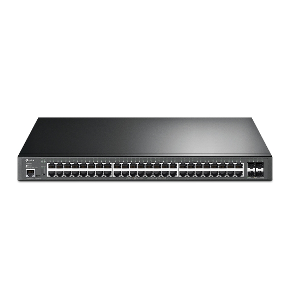 SWITCH POE TP-LINK L2+ Managed 48× Porturi Gigabit L2+ si 4× Sloturi 10GE SFP+, carcasa metalica, rackabil "SG3452XP" (timbru verde 2 lei)