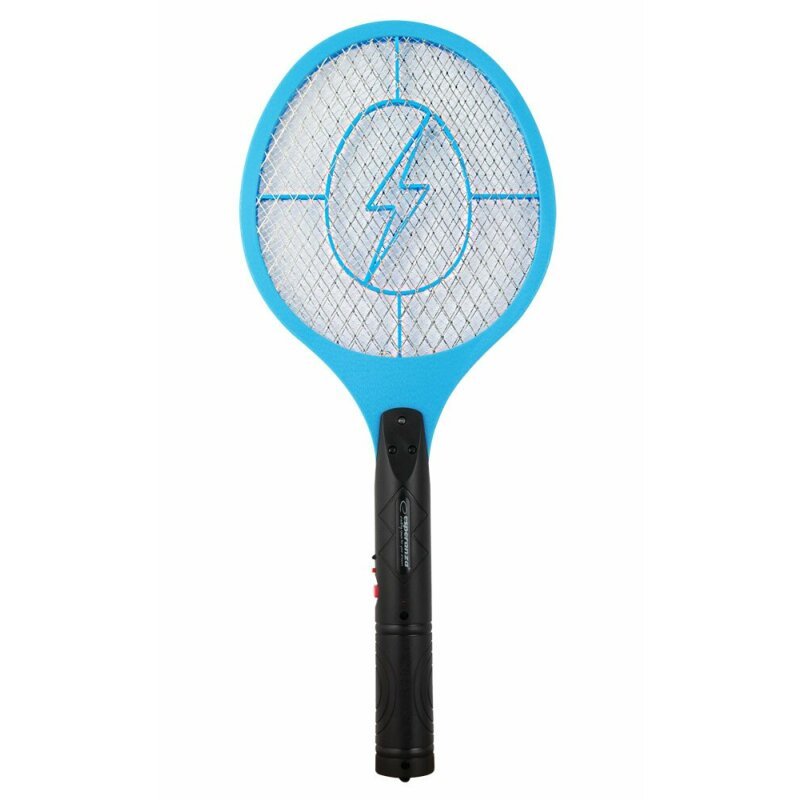 Paleta electrica anti-insecte Esperanza Lightning EHQ009 3W 21.5cm Negru/Albastru "EHQ009" (timbru verde 0.8 lei)