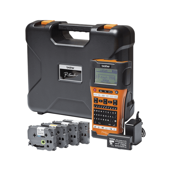Imprimanta Transfer Termic BROTHER 180dpi PT-E550WSP, Viteza de tiparire: 30mm/s, Latime maxima de imprimare: 24mm|Conectiv: mini-USB|WIFI, Imp Cod de bare:DA, (Timbru verde 3.5 RON) "PTE550WSPYJ1"