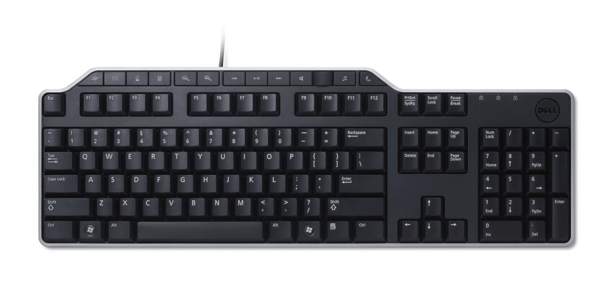 TASTATURI DELL, "KB522", cu fir, 117 taste format standard (104-108 taste), USB, negru, "580-17667-05" (timbru verde 0.8 lei)