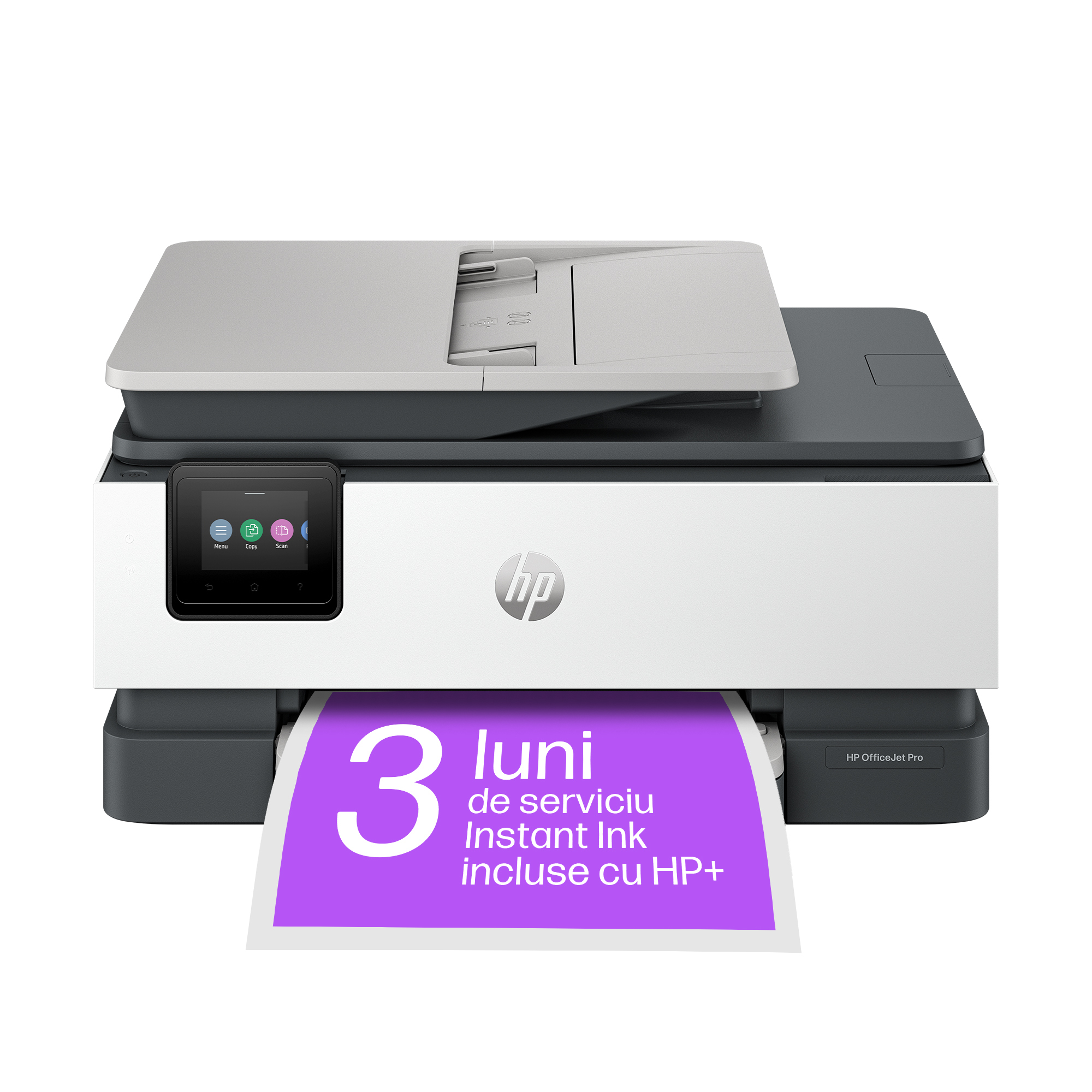 Multifunctional InkJet Color HP, OFFICEJET PRO 8132E, A4, Functii: Impr.|Scan.|Cop.|Fax, Vit.Print. 20ppm, Conectivitate:USB|WIFI, Duplex:Da, ADF:ADF(incl.TV 8lei) "40Q45B" - imagine 2