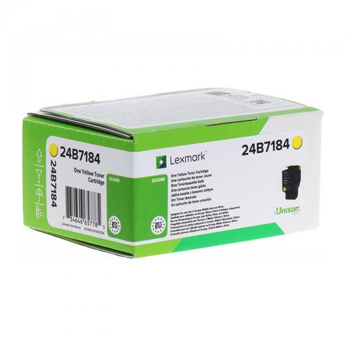 Toner Original Lexmark Yellow, 24B7184, pentru XC4240, 6K, (timbru verde 1.2 lei)"24B7184"
