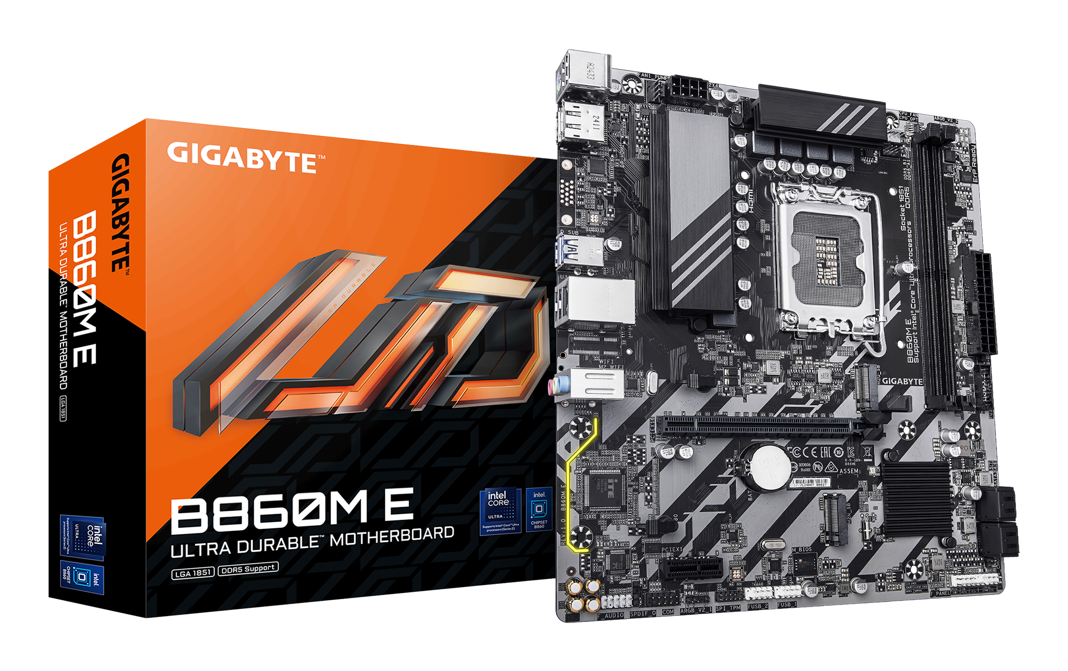 GIGABYTE B860M E motherboard"B860M E"