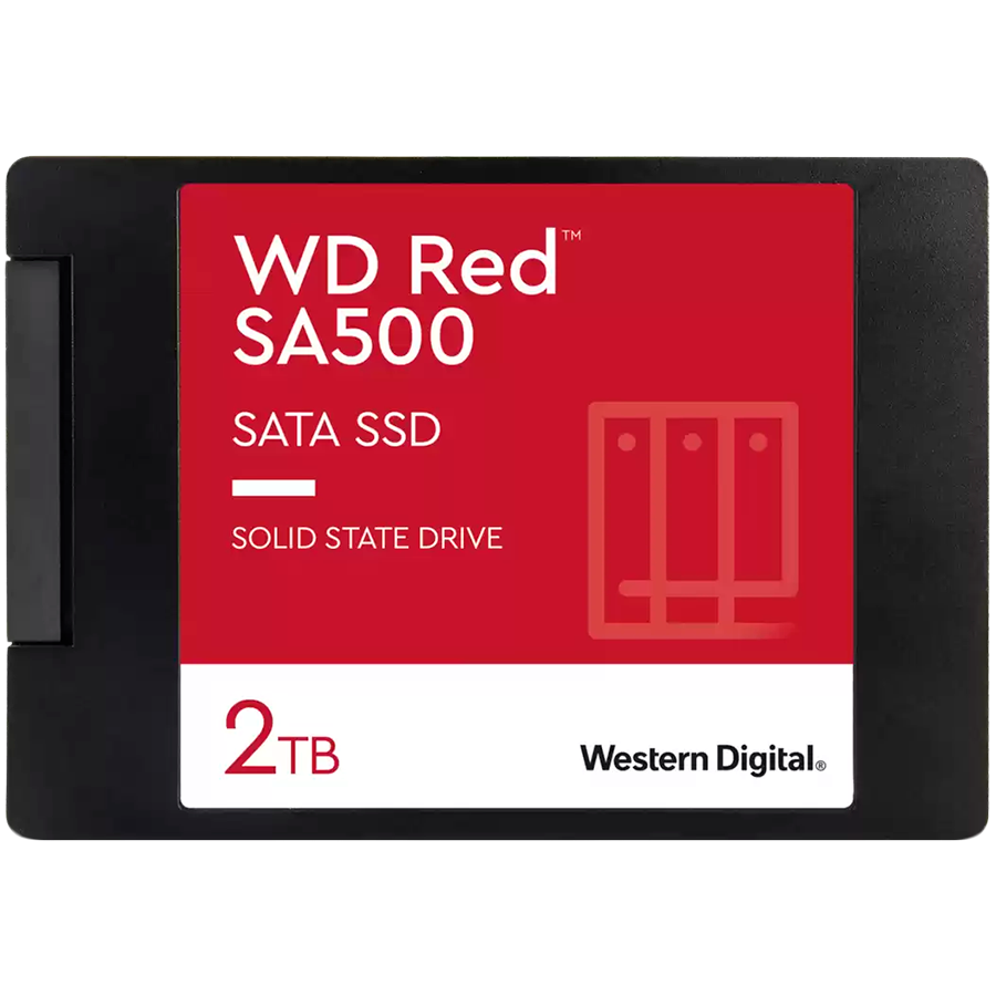 SSD NAS WD Red SA500 2TB SATA, 2.5", 7mm, Read/Write: 560/520 MBps, IOPS 87K/83K, TBW: 1300 "WDS200T2R0A-68CKB0"