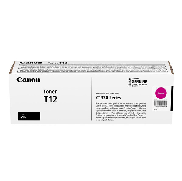 Toner Original Canon Magenta, T12M, pentru ISX C1333p|C1333i|C1333iF, 5.3K, (timbru verde 1.2 lei)"5096C006AA"