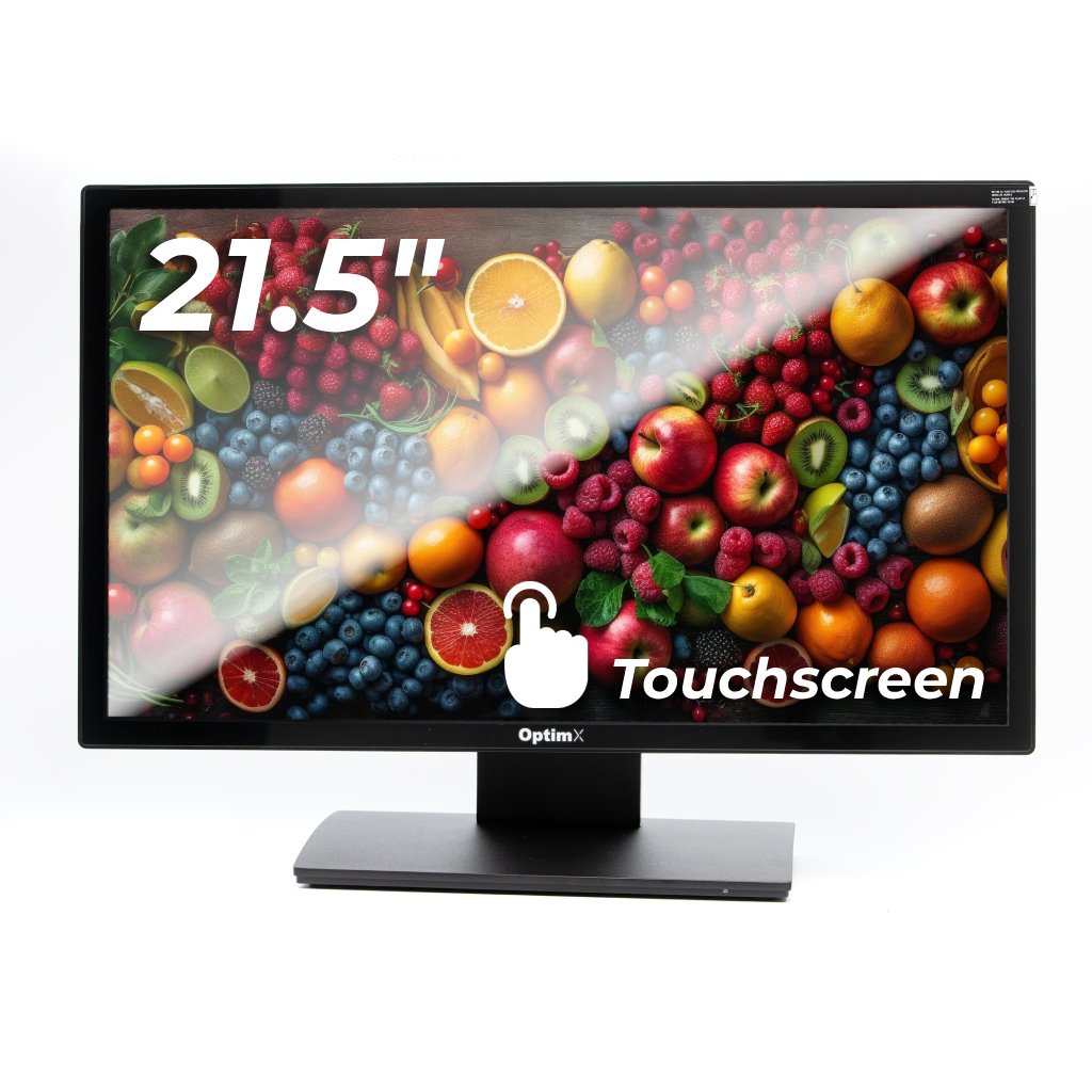 Monitor POS Touchscreen OptimX Pro MY21, 21.5 inch Wide, VGA, HDMI, USB, VESA "72504" (timbru verde 7 lei)