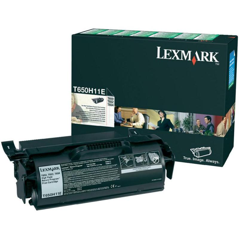 Toner Original Lexmark Black, T650H11E, pentru T650|T652|T654|T656, 25K, (timbru verde 1.2 lei) , "T650H11E"