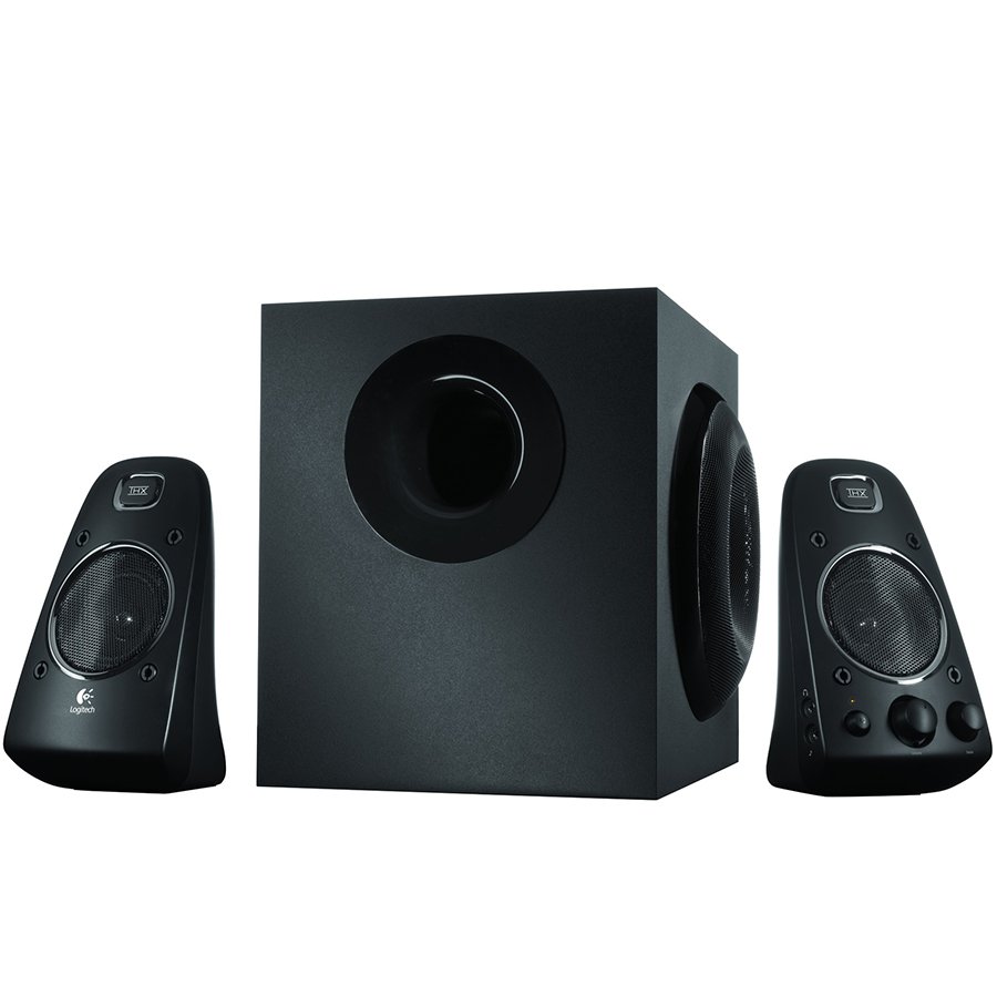 BOXE LOGITECH 2.1, RMS: 200W (2 x 35W, 1 x 130W), THX certified, black, "Z623" "980-000403" (timbru verde 4.00 lei)