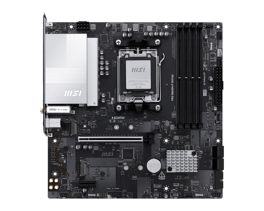 Placa de baza MSI PRO B840M-P WIFI6E 911-7E77-002 "PRO B840M-P WIFI6E"