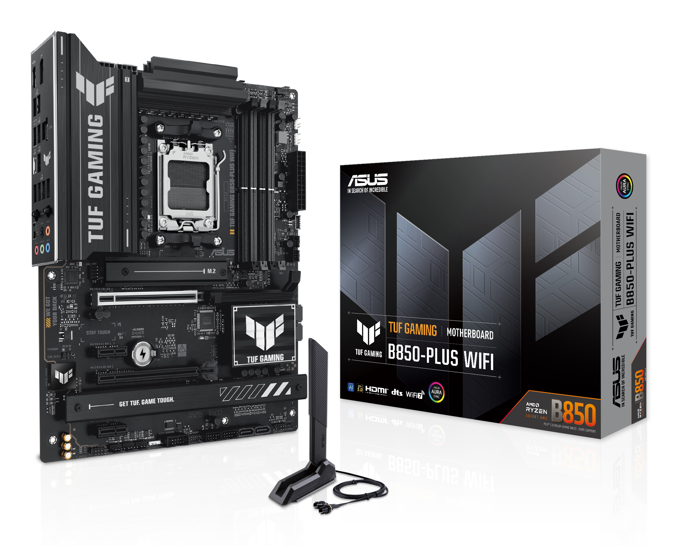 Placa de baza ASUS TUF GAMING B850-PLUS WIFI AMD B850 Socket AM5 ATX "90MB1J30-M0EAY0"