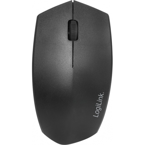 MOUSE Logilink, PC sau NB, wireless, BT 4.1 + 2.4GHz, optic, 1200 dpi, butoane/scroll 3/1, ergonomic, negru, "ID0191" (timbru verde 0.18 lei)