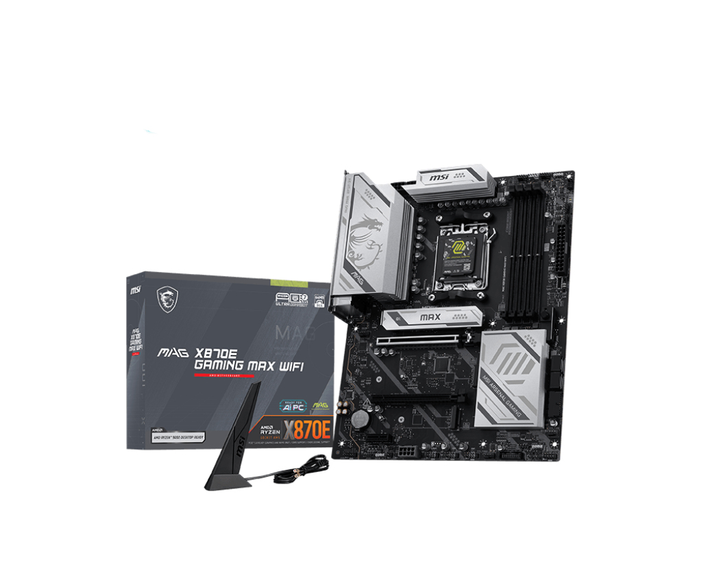 MSI MAG X870E GAMING MAX WIFI AM5 4xDDR5 ATX HDMI DP USB MB "MAG X870E GAMING MAX WIFI"
