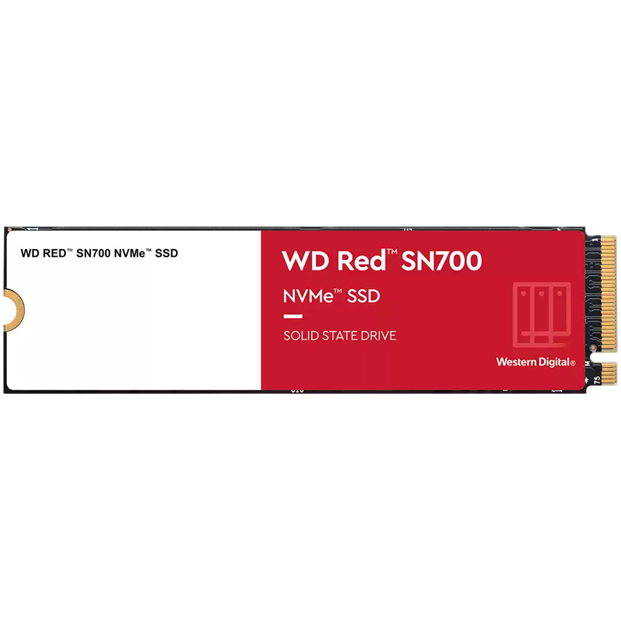 WD Red SSD SN700 NVMe 500GB M.2 2280 PCIe Gen3 8Gb/s internal drive for NAS devices "WDS500G1R0C"